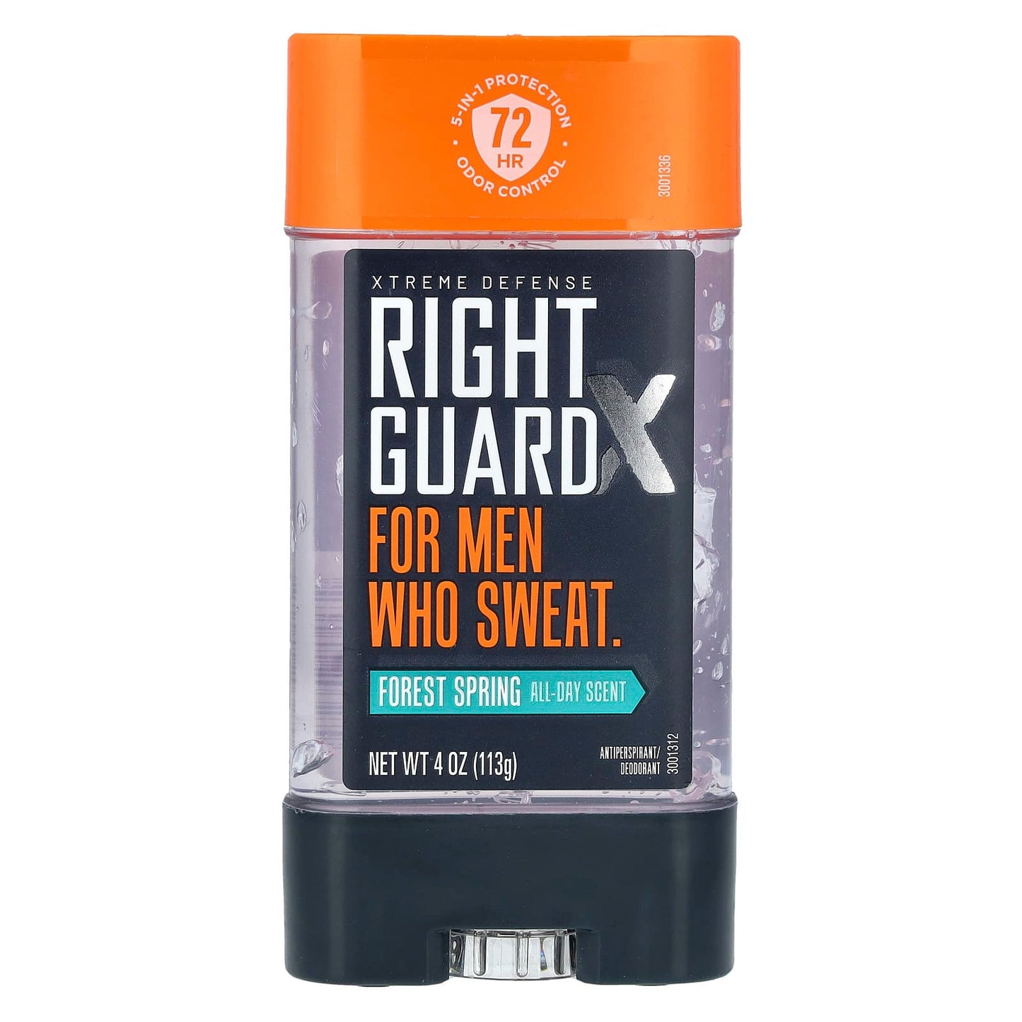 Right Guard, Xtreme Defense, Antiperspirant Deodorant, Forest Spring, 4 oz (113 g) - Image 1