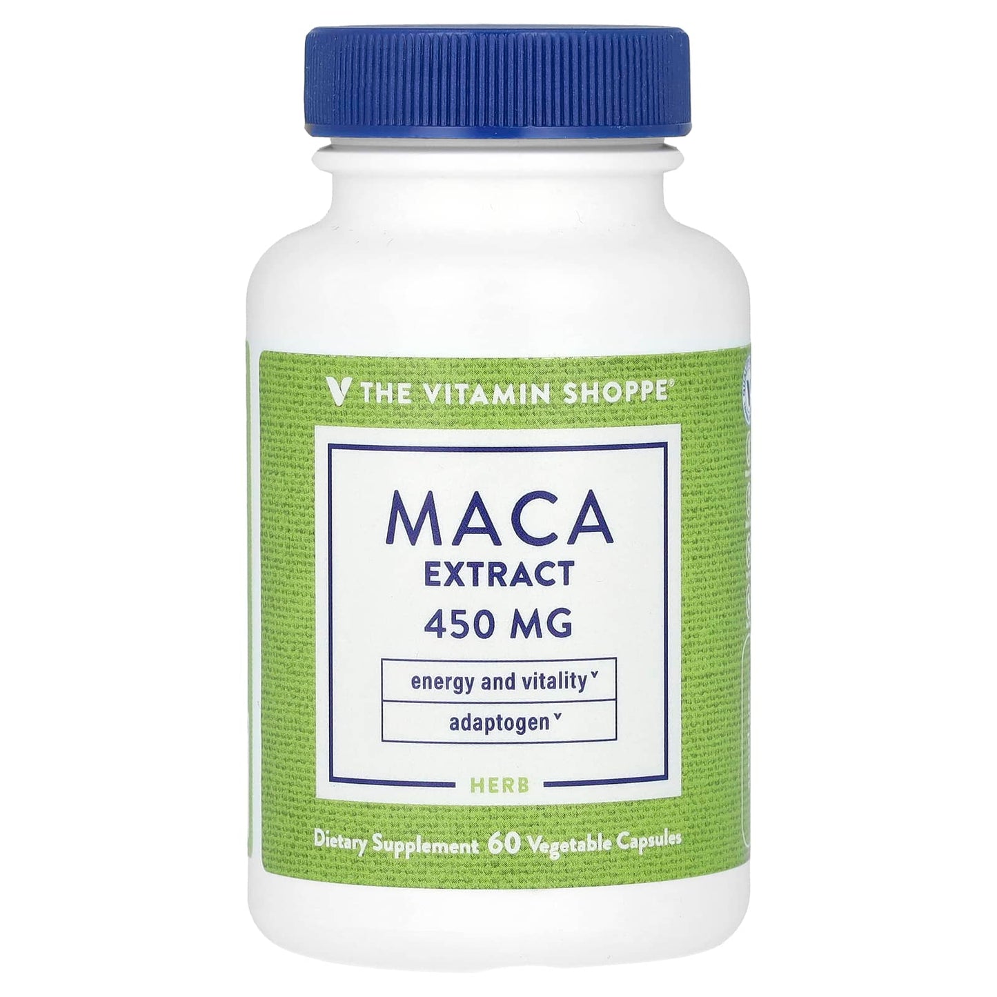 The Vitamin Shoppe, Maca Extract, 450 mg, 60 Vegetable Capsules - Image 1