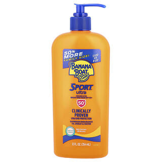 Banana Boat Sport Ultra Sunscreen Lotion, SPF 50+, 12 fl oz