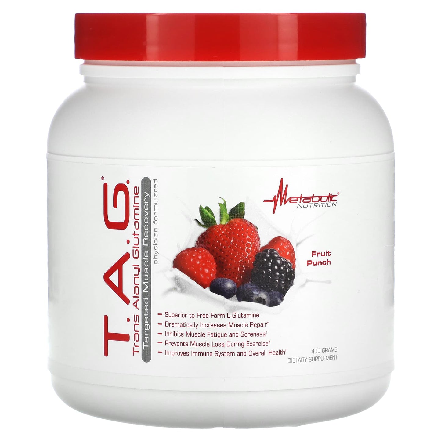 Metabolic Nutrition, T.A.G., Fruit Punch, 400 g - Image 1