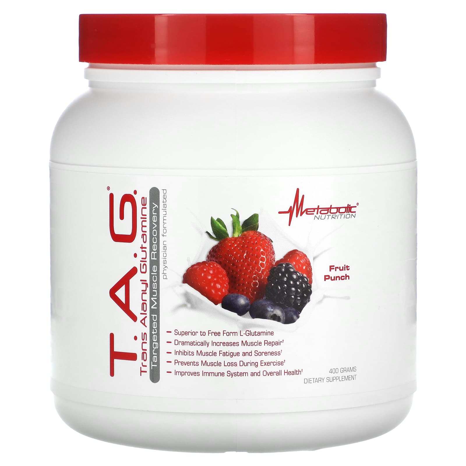 Metabolic Nutrition, T.A.G., Fruit Punch, 400 g - Image 1