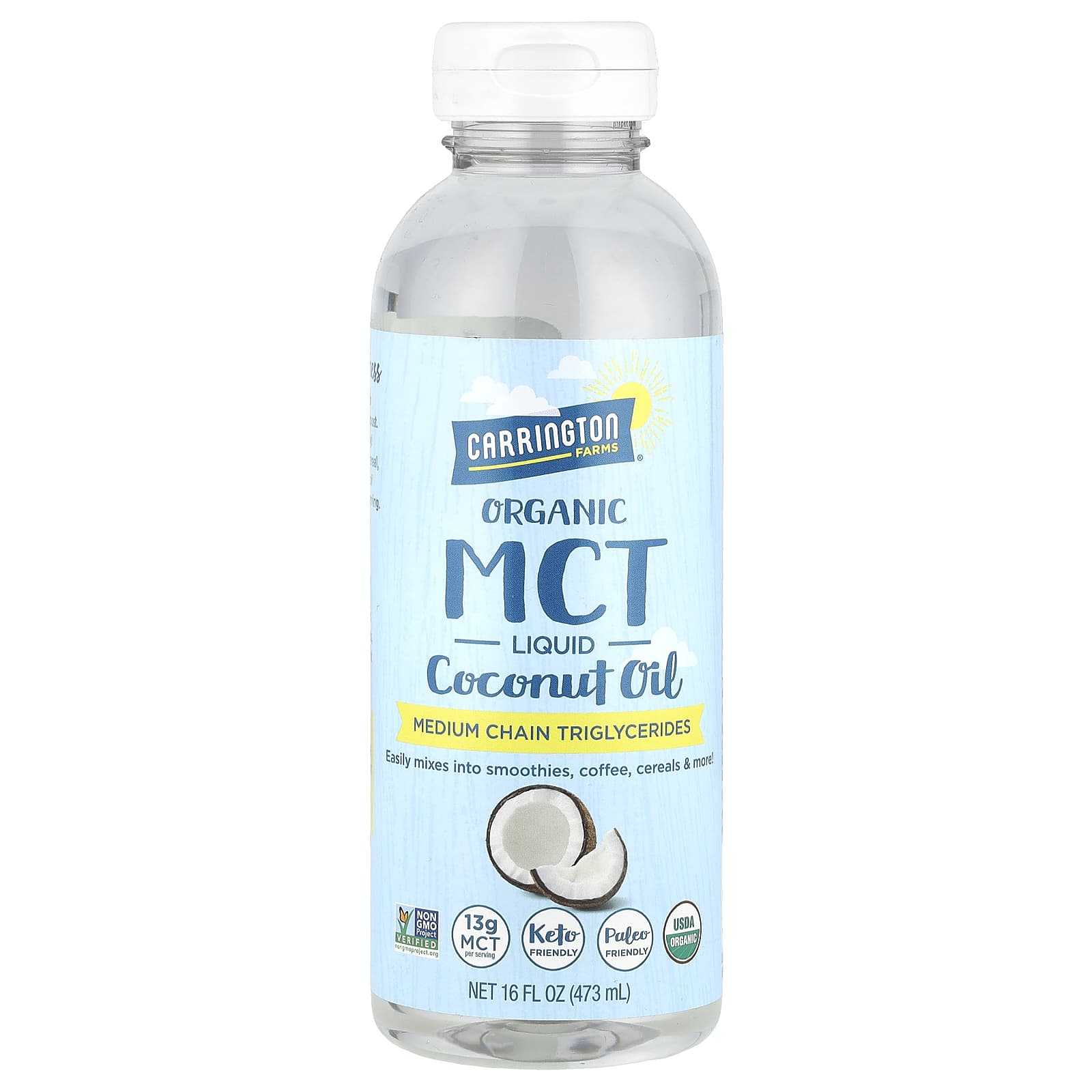 Organic MCT Liquid Coconut Oil for Energy Boost - Image 1