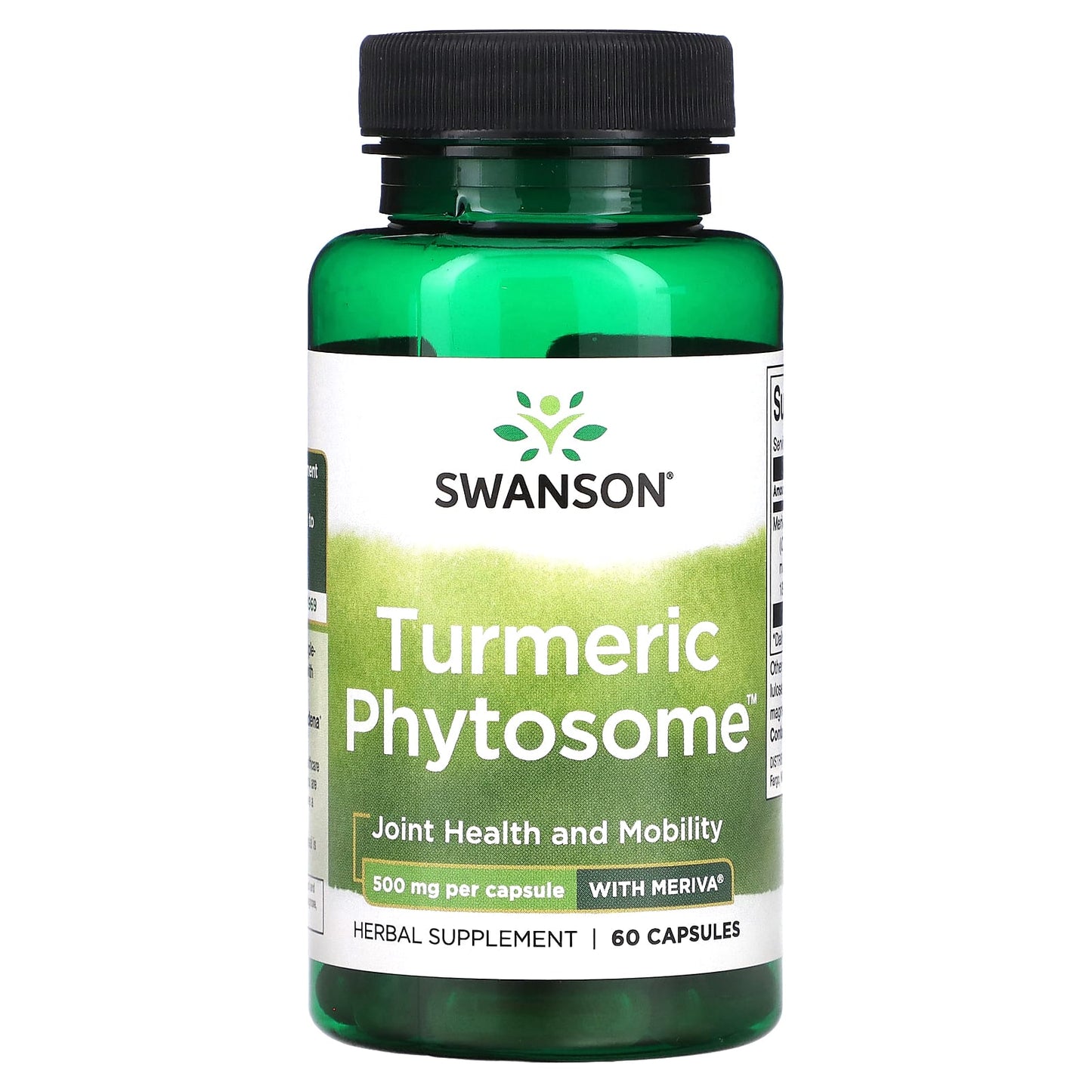 Swanson, Turmeric Phytosome with Meriva, 500 mg, 60 Capsules - Image 1