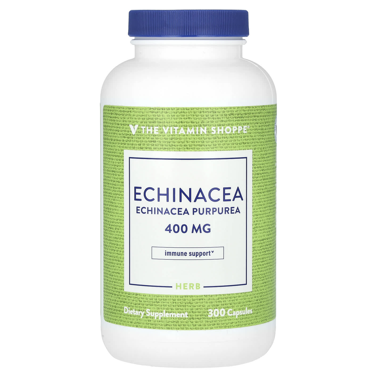 The Vitamin Shoppe, Echinacea, 400 mg, 300 Capsules - Image 1