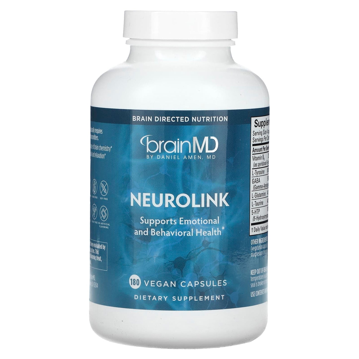 BrainMD Neurolink: Vegan Brain Support Supplement - Image 1