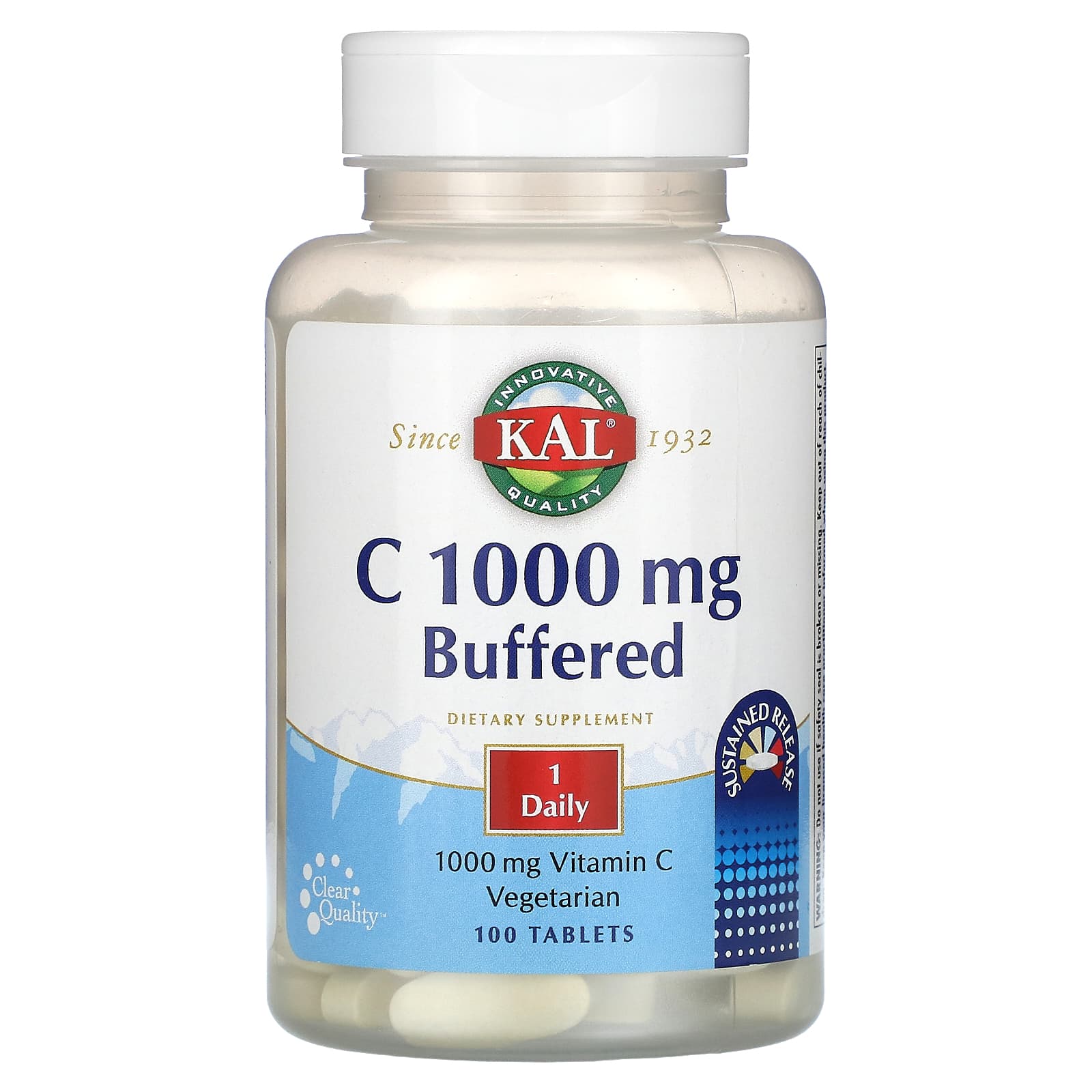 KAL, C 1,000 mg Buffered, 100 Tablets - Image 1