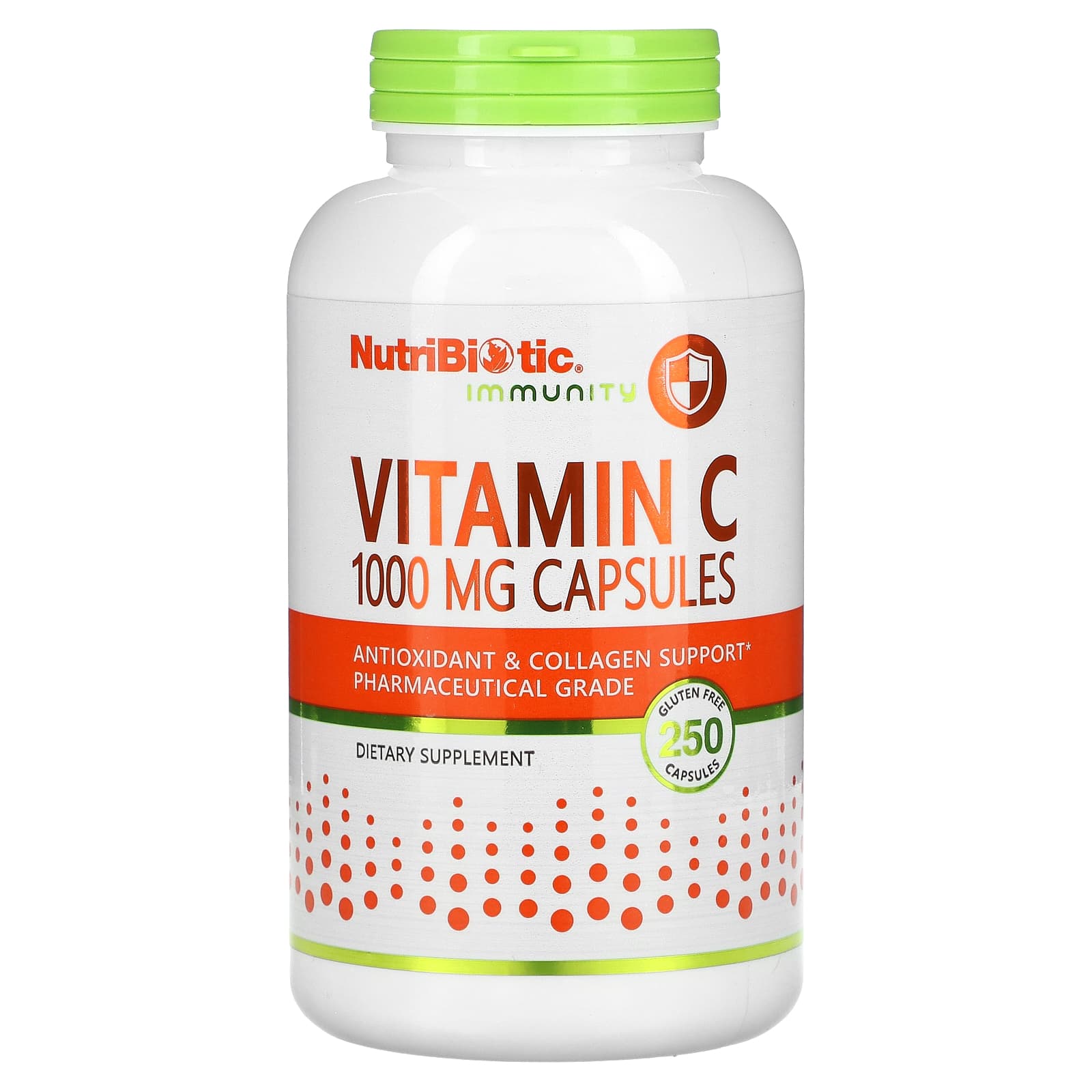 NutriBiotic, Immunity, Vitamin C, 1,000 mg, 250 Capsules - Image 1