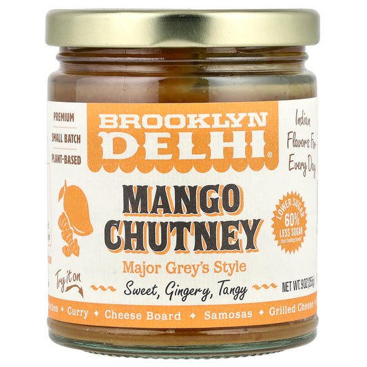 Delicious Mango Chutney by Brooklyn Delhi, 9 oz - Image 1