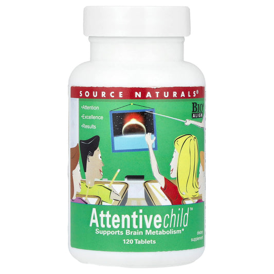 Source Naturals, Attentive Child™, 120 Tablets - Image 1