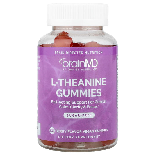 BrainMD L-theanine Gummies - Calm, Clarity & Focus - Image 1