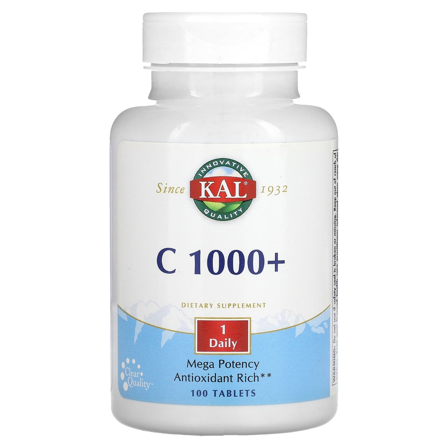 KAL, C 1000+, 100 Tablets - Image 1