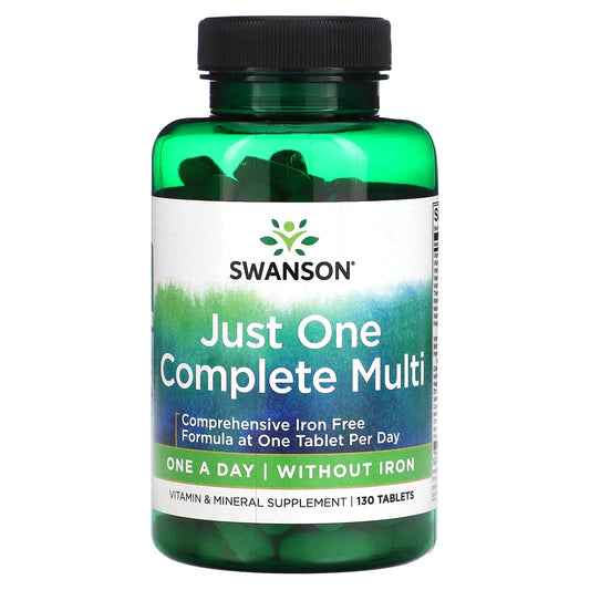 Swanson, Just One Complete Multi, 130 Tablets - Image 1