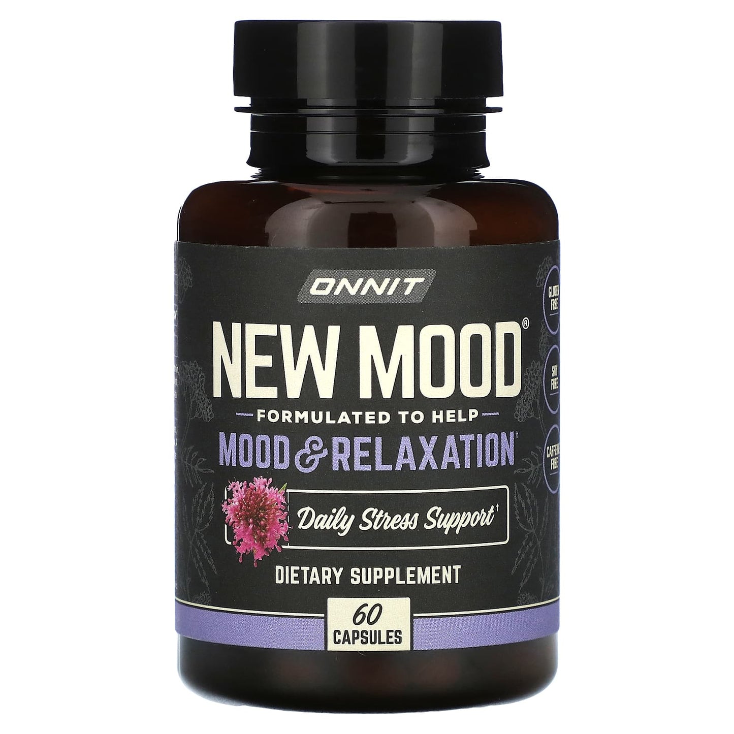 Onnit, New Mood, Mood & Relaxation, 60 Capsules - Image 1