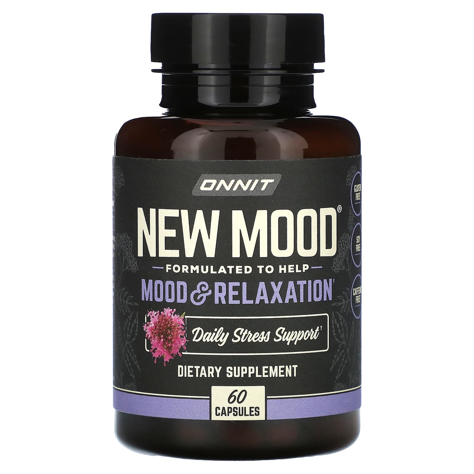 Onnit, New Mood, Mood & Relaxation, 60 Capsules - Image 1