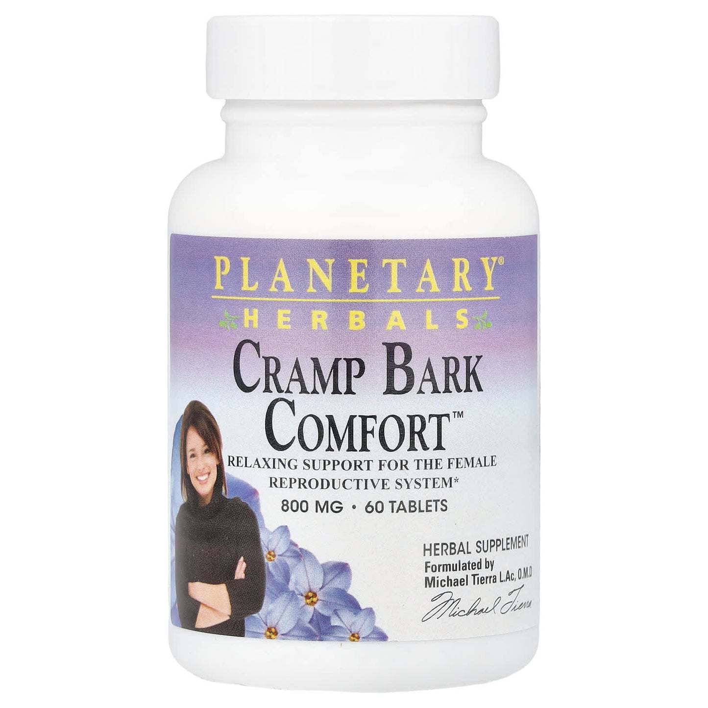 Planetary Herbals, Cramp Bark Comfort™, 60 Tablets (400 mg per Tablet) - Image 1