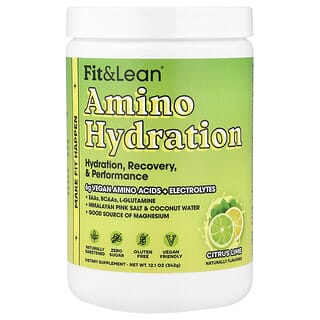 Lean & Fit Amino Hydration, Citrus Lime, 12.1 oz (342g)