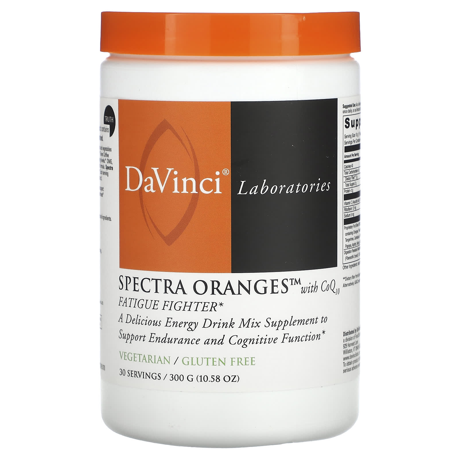 Boost Energy with DaVinci Laboratories' Spectra Oranges with CoQ10 - Image 1