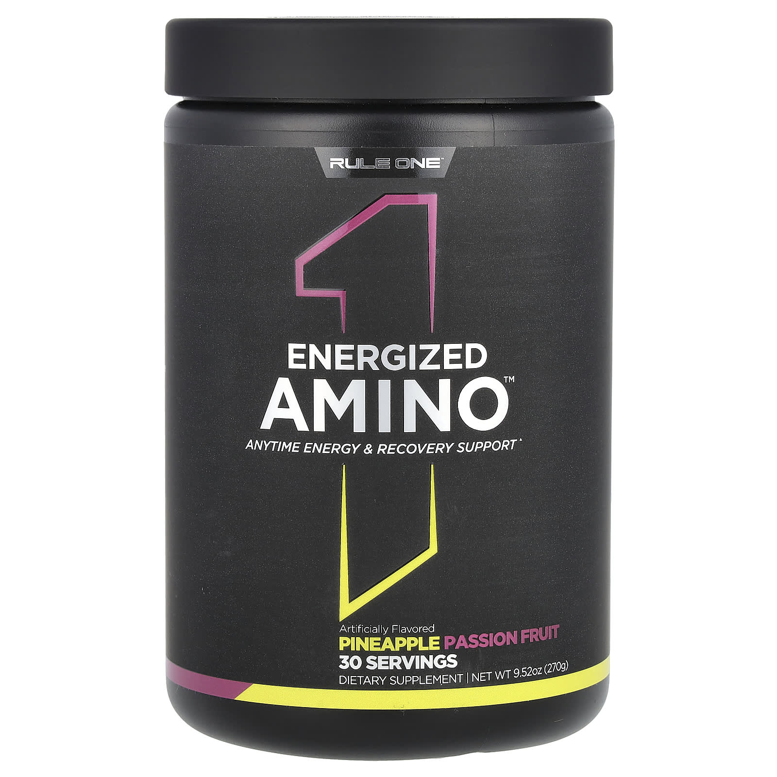 Rule One Proteins, Energized Amino, Pineapple Passion Fruit, 9.52 oz (270 g) - Image 1