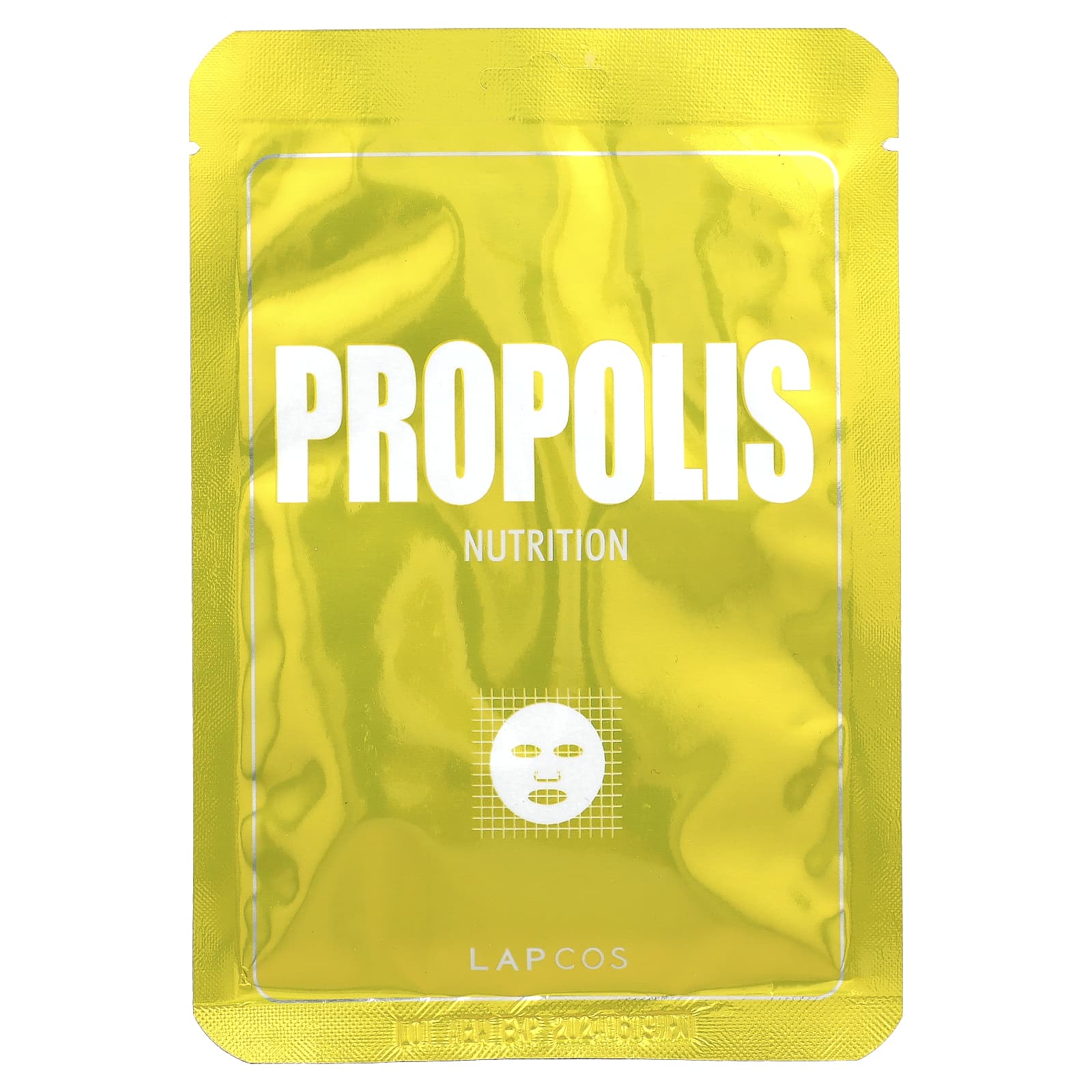 Lapcos, Propolis Derma Beauty Sheet Mask, 1 Sheet Mask, 0.84 fl oz (25 ml) - Image 1