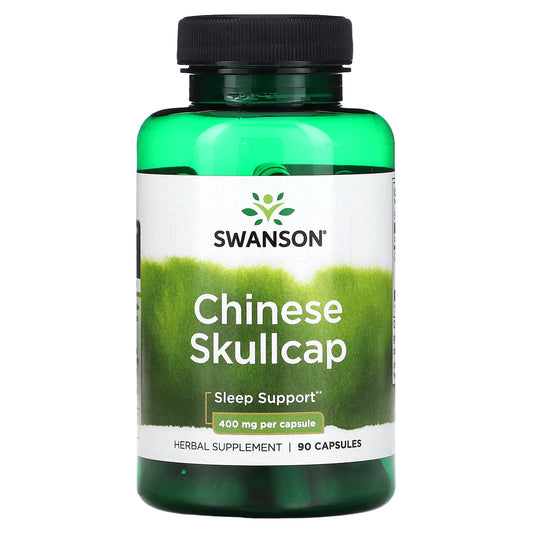 Swanson, Chinese Skullcap, 400 mg, 90 Capsules - Image 1