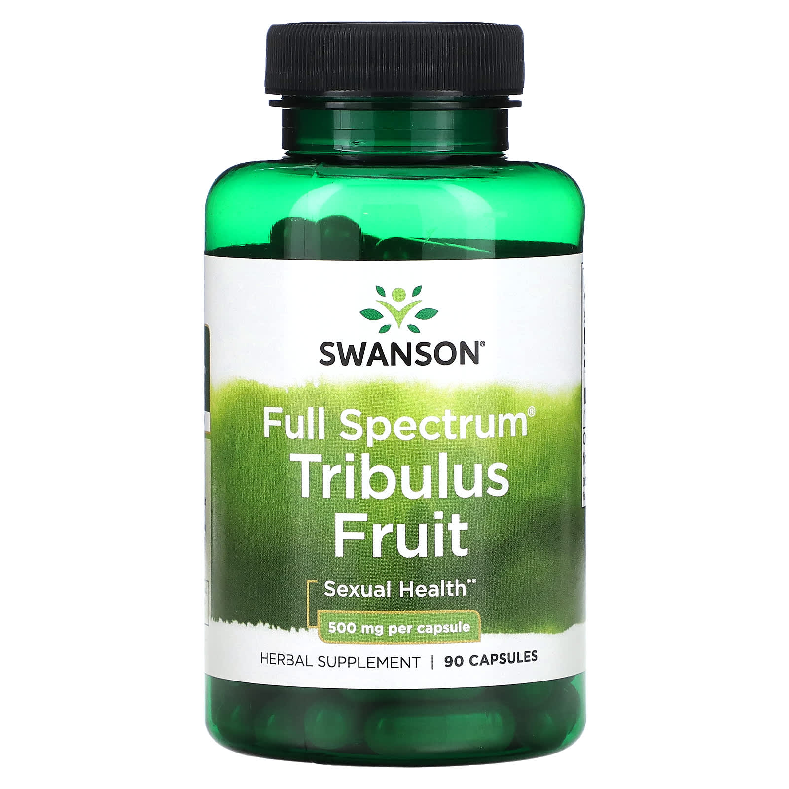 Swanson, Full Spectrum Tribulus Fruit, 500 mg, 90 Capsules - Image 1