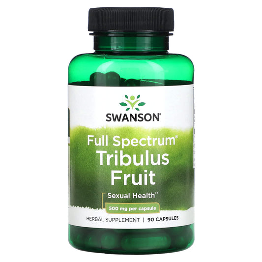 Swanson, Full Spectrum Tribulus Fruit, 500 mg, 90 Capsules - Image 1