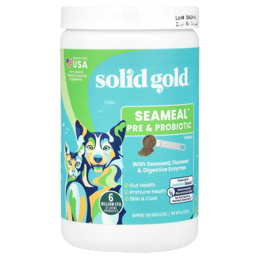 Solid Gold, SeaMeal™ Pre & Probiotic, For Dogs & Cats, 8 oz (226 g) - Image 1