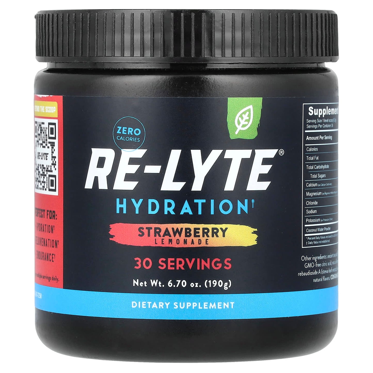 Redmond Trading Company, Re-Lyte® Hydration, Strawberry Lemonade, 6.7 oz (190 g) - Image 1
