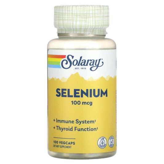 Solaray, Selenium, 100 mcg , 100 VegCaps - Image 1