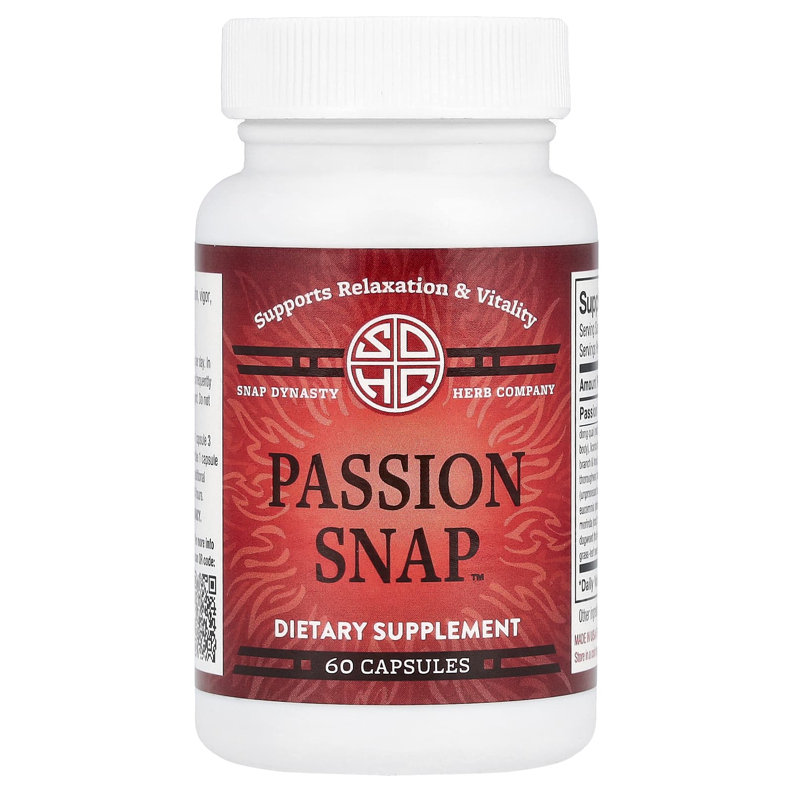 Snap Dynasty, Passion Snap™, 60 Capsules - Image 1