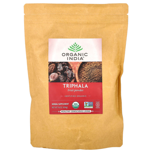 Organic India, Triphala, Fruit Powder, 16 oz (454 g) - Image 1