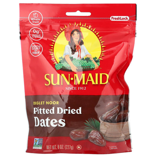 Sun-Maid, Deglet Noor Pitted Dried Dates, 8 oz (227 g) - Image 1