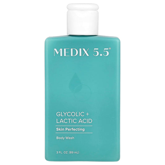Medix 5.5, Body Wash, Skin Perfecting, Glycolic + Lactic Acid , 3 fl oz (89 ml) - Image 1