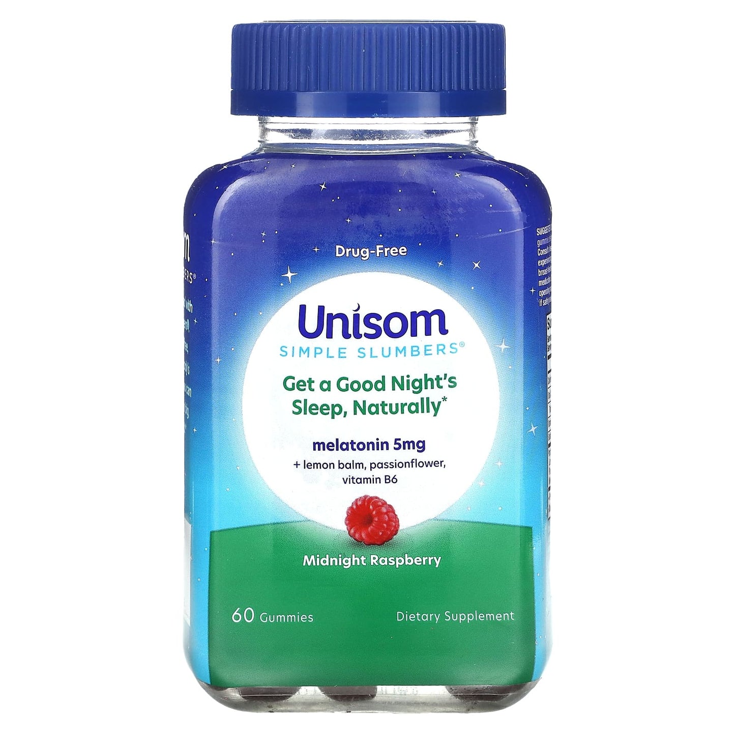 Unisom, Simple Slumbers, Midnight Raspberry, 60 Gummies - Image 1