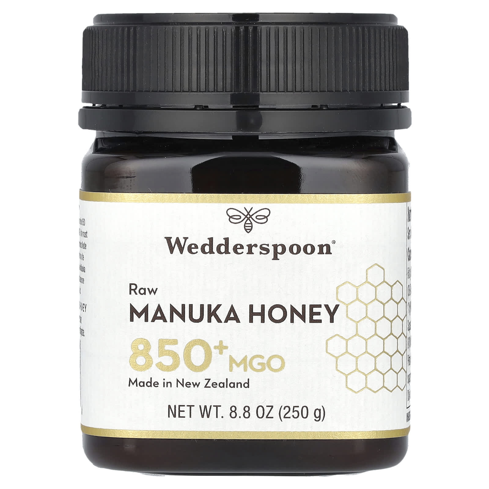 Wedderspoon, Raw Manuka Honey, MGO 850+, 8.8 oz (250 g) - Image 1