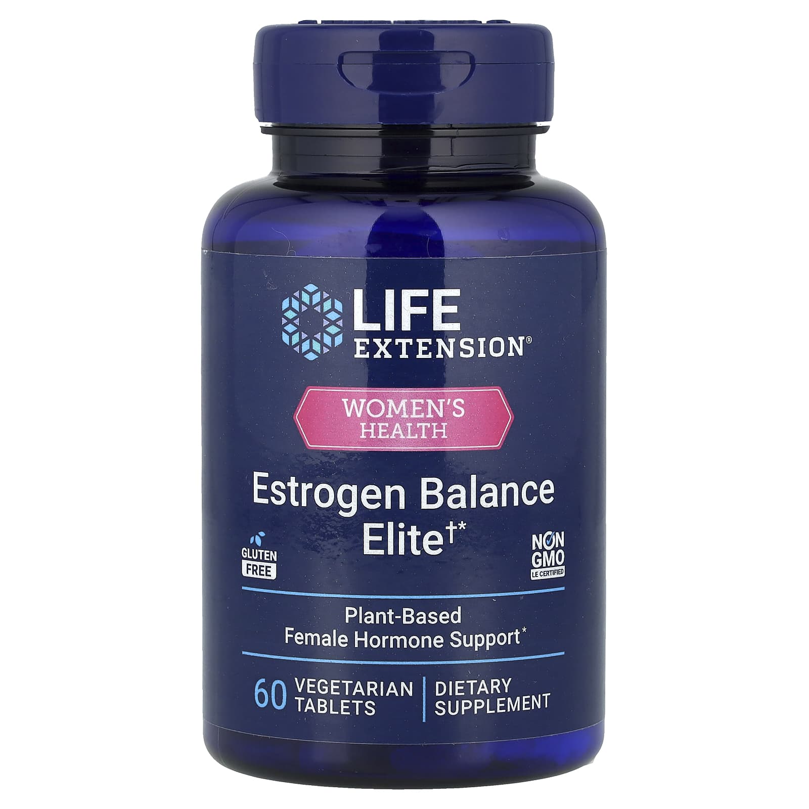 Life Extension, Women's Health, Estrogen Balance Elite, 60 Vegetarian Tablets - Image 1