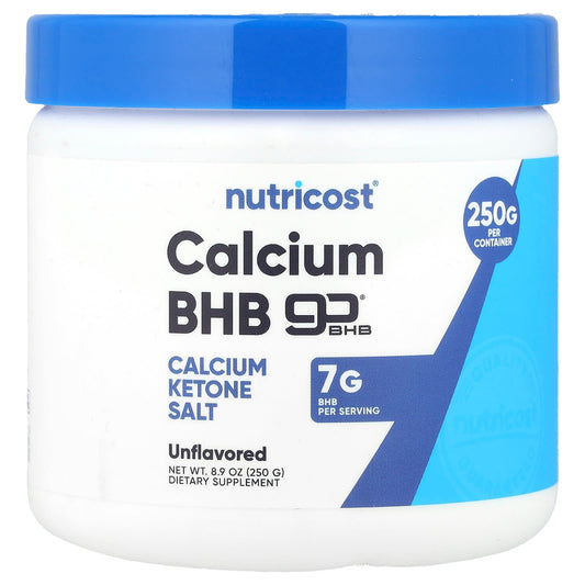 Nutricost, Calcium BHB, goBHB®, Unflavored, 8.9 oz (250 g) - Image 1