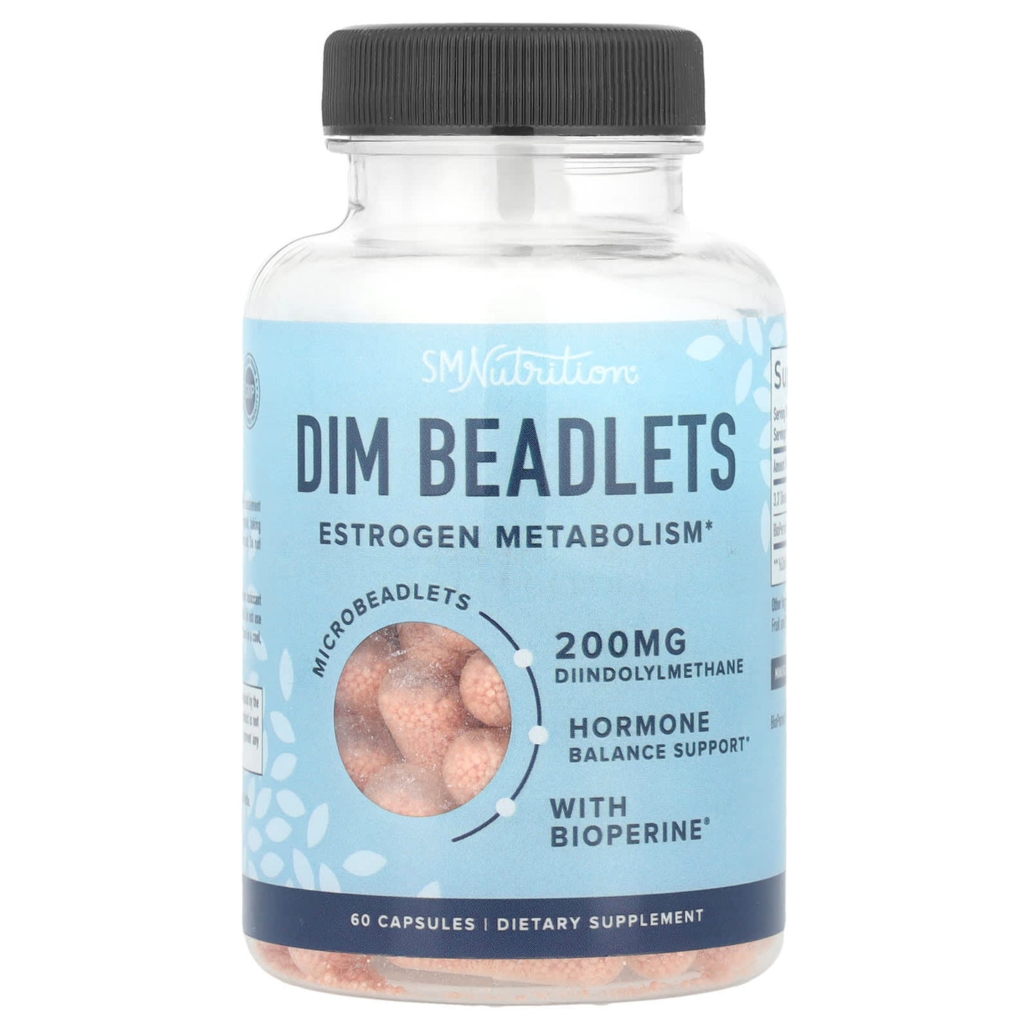SMNutrition, DIM Beadlets With BioPerine®, 60 Capsules - Image 1