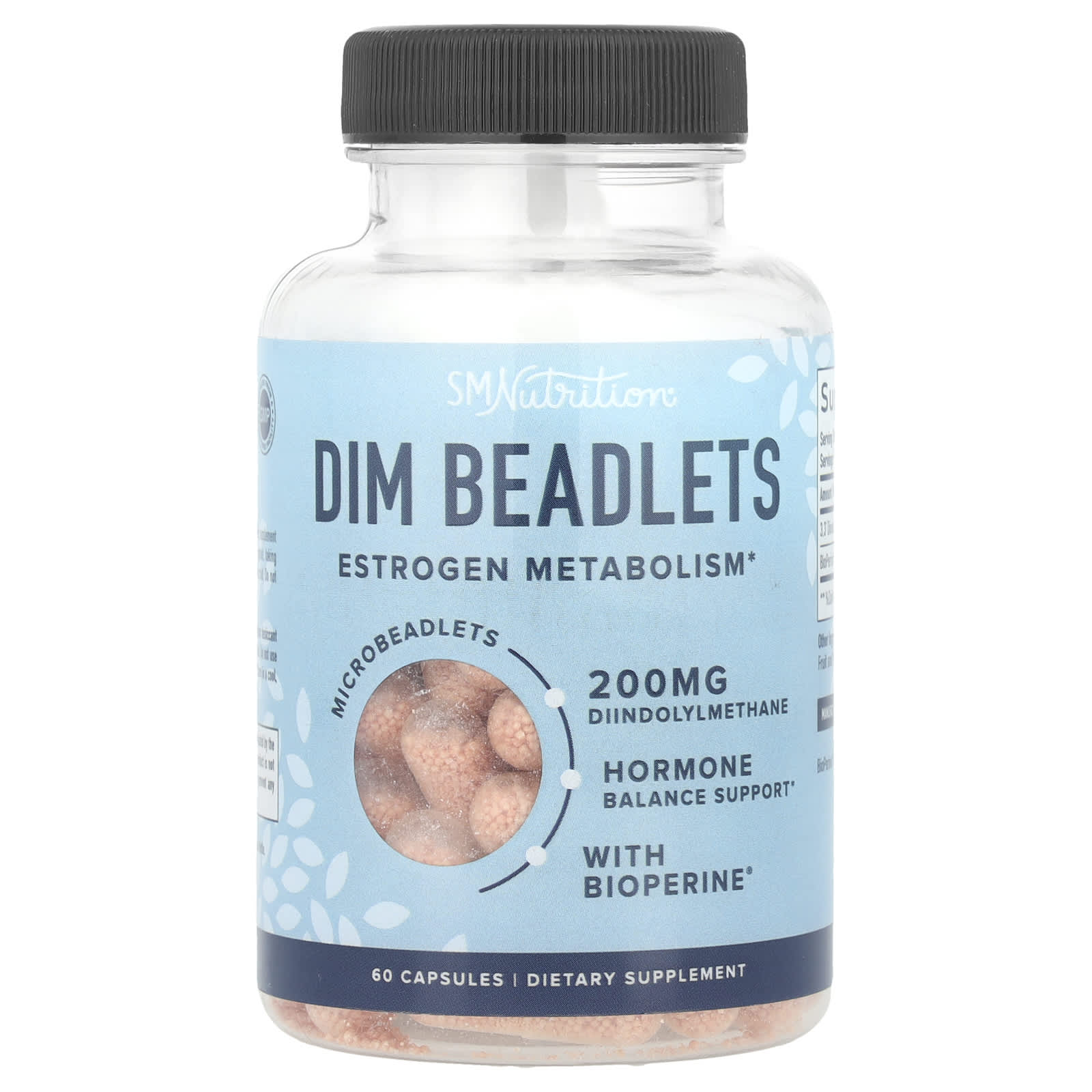 SMNutrition, DIM Beadlets With BioPerine®, 60 Capsules - Image 1