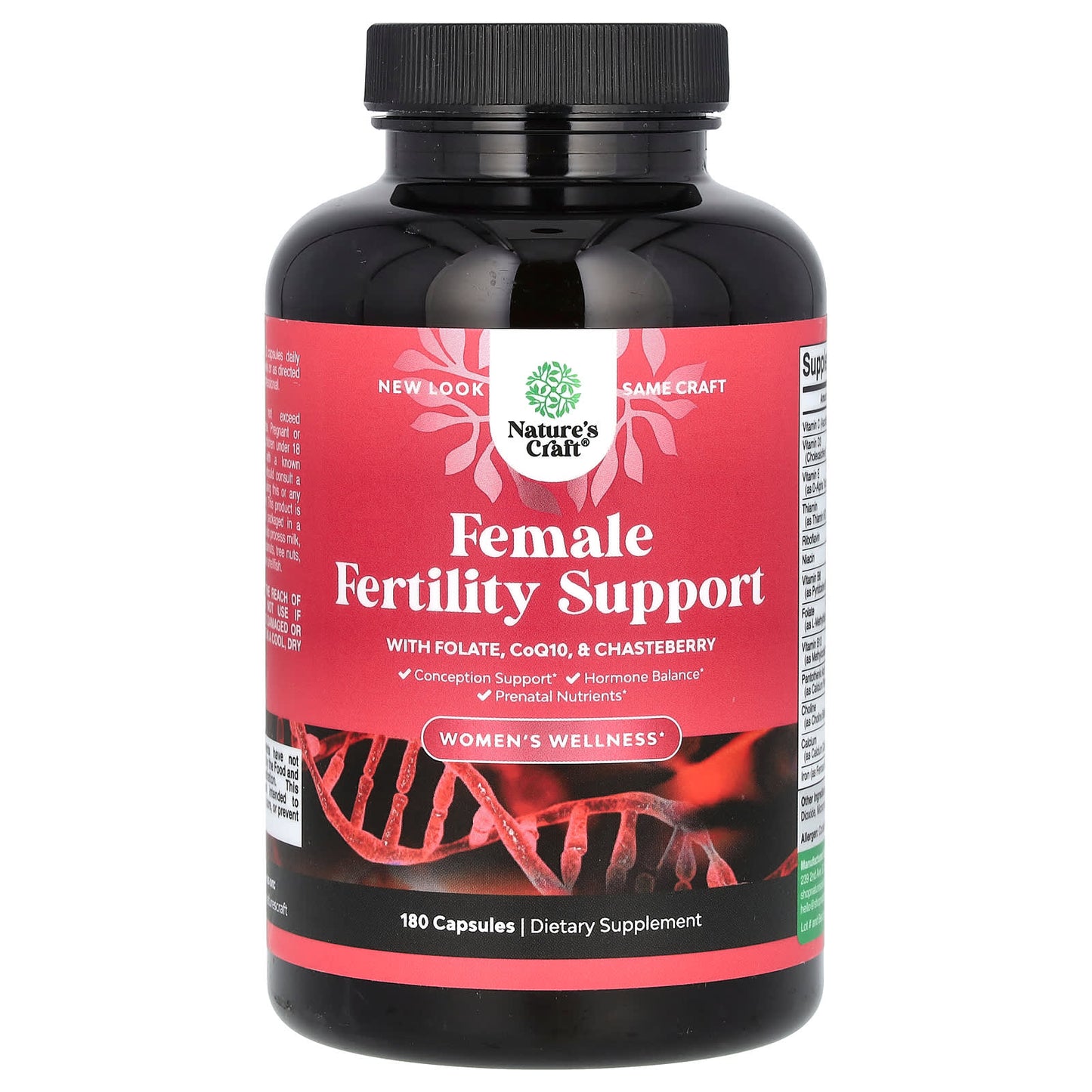 Nature's Craft, Female Fertility Support, 180 Capsules - Image 1
