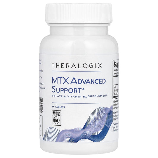 Theralogix, MTX Advanced Support®, Folate & Vitamin B12 Supplement, 90 Tablets - Image 1