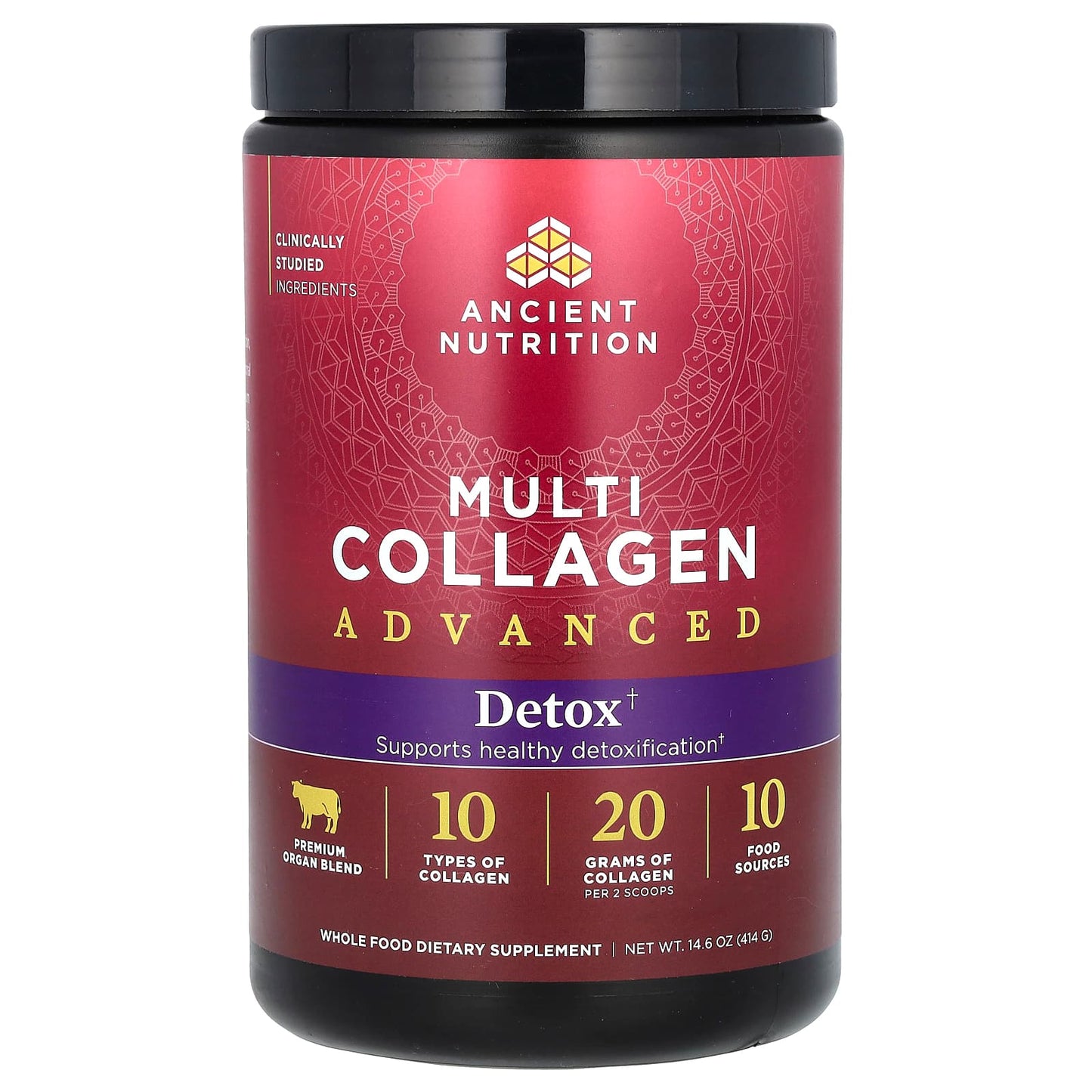 Collagen Detox &amp; Liver Support by Ancient Nutrition - Image 1