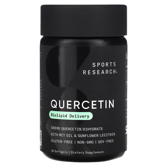 Sports Research, Quercetin, 30 Softgels - Image 1