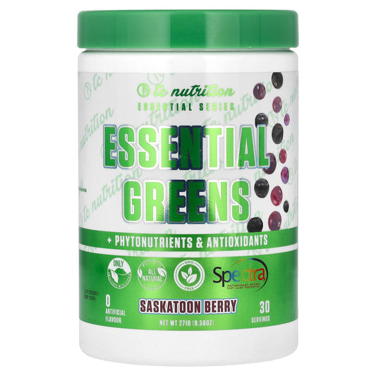 TC Nutrition, Essential Series, Essential Greens, Saskatoon Berry , 9.56 oz (271 g) - Image 1