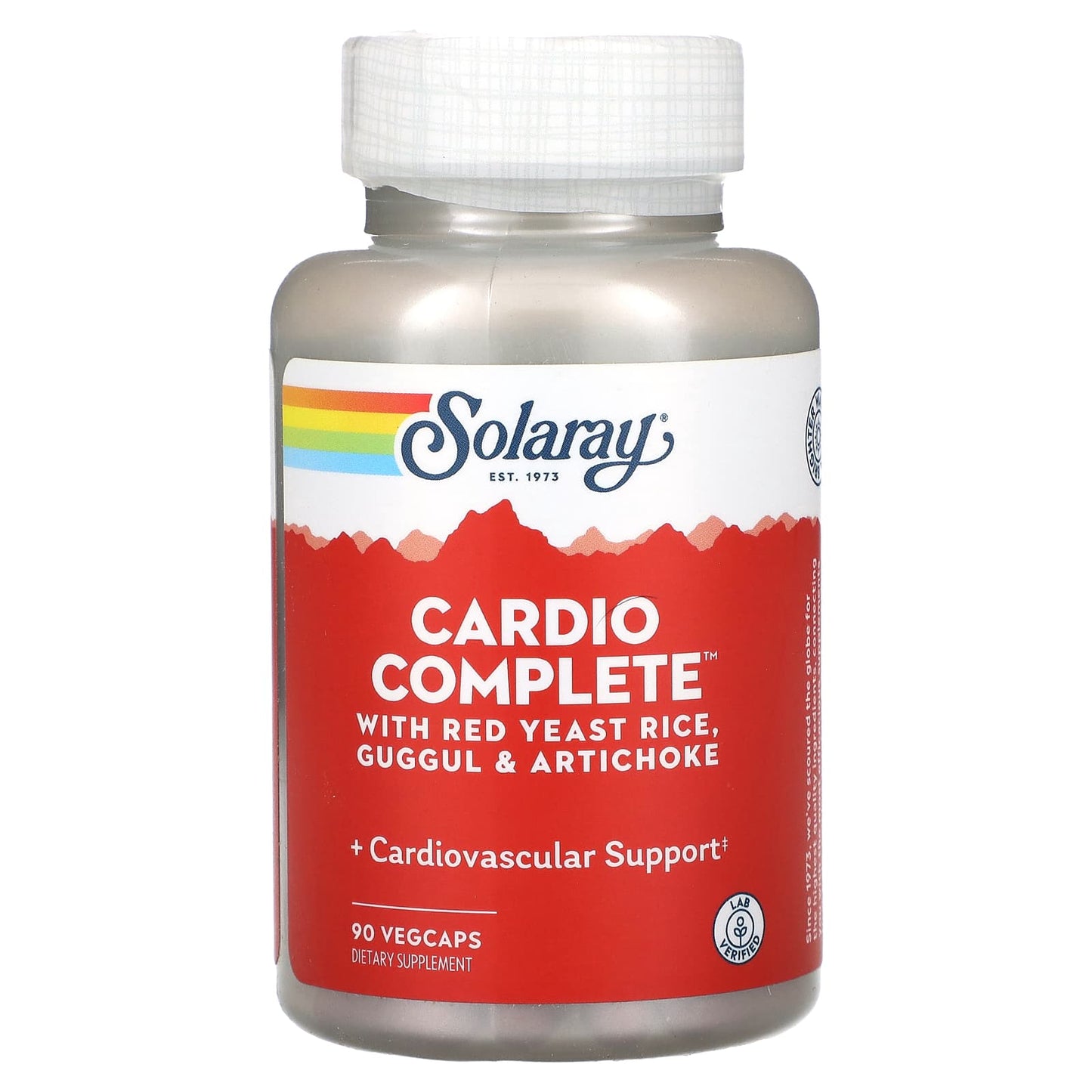 Solaray, Cardio Complete with Red Yeast Rice, Guggul & Artichoke, 90 VegCaps - Image 1
