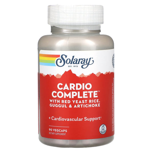 Solaray, Cardio Complete with Red Yeast Rice, Guggul & Artichoke, 90 VegCaps - Image 1
