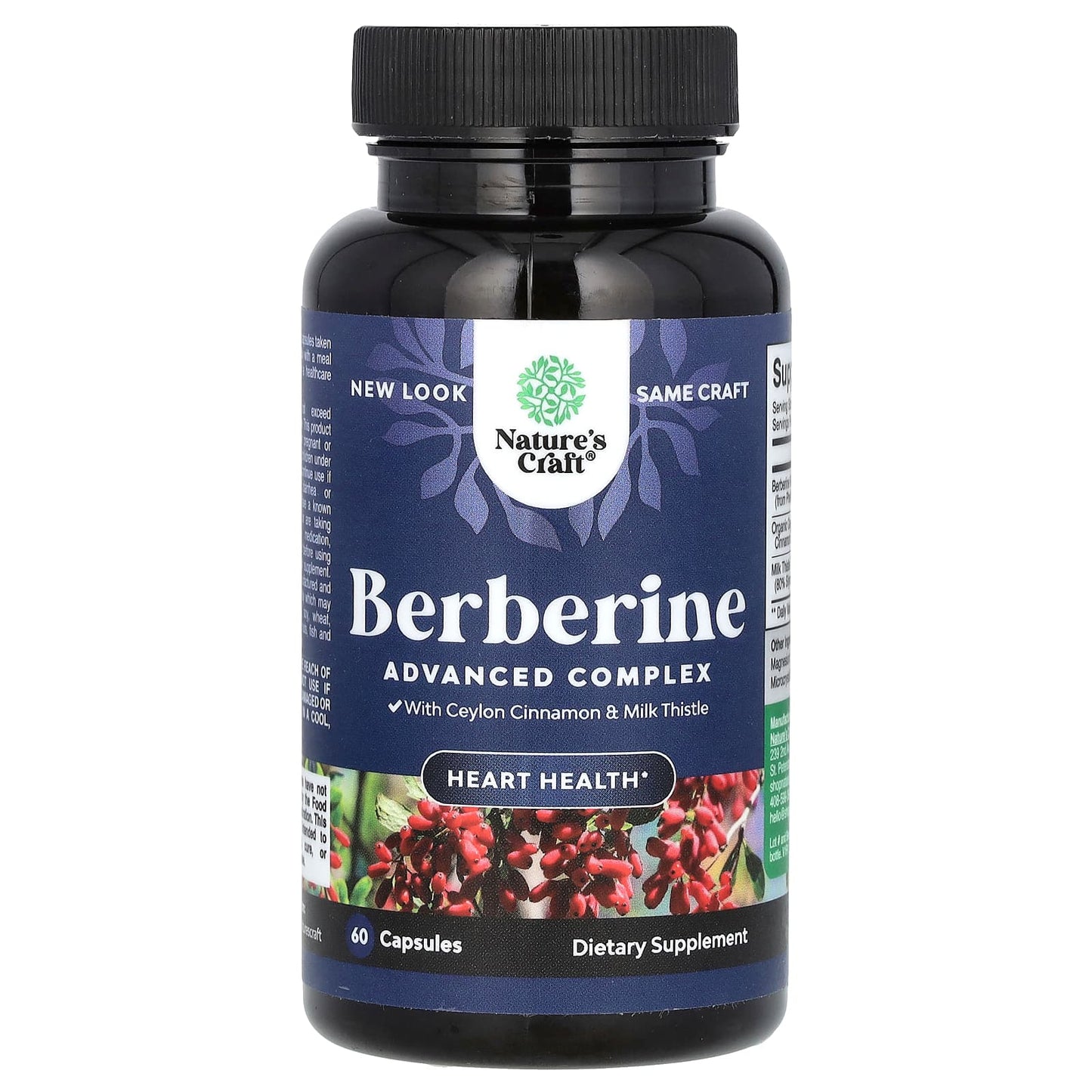 Nature's Craft, Berberine, 60 Capsules - Image 1