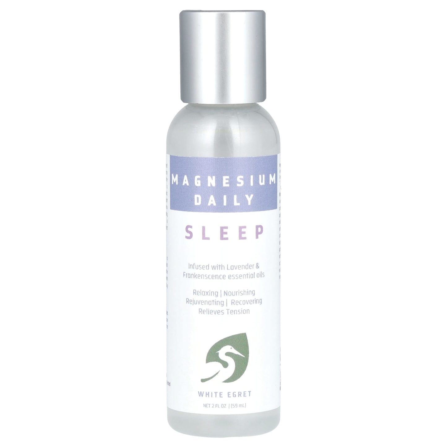 White Egret, Magnesium Daily, Sleep, 2 fl oz ( 59 ml) - Image 1