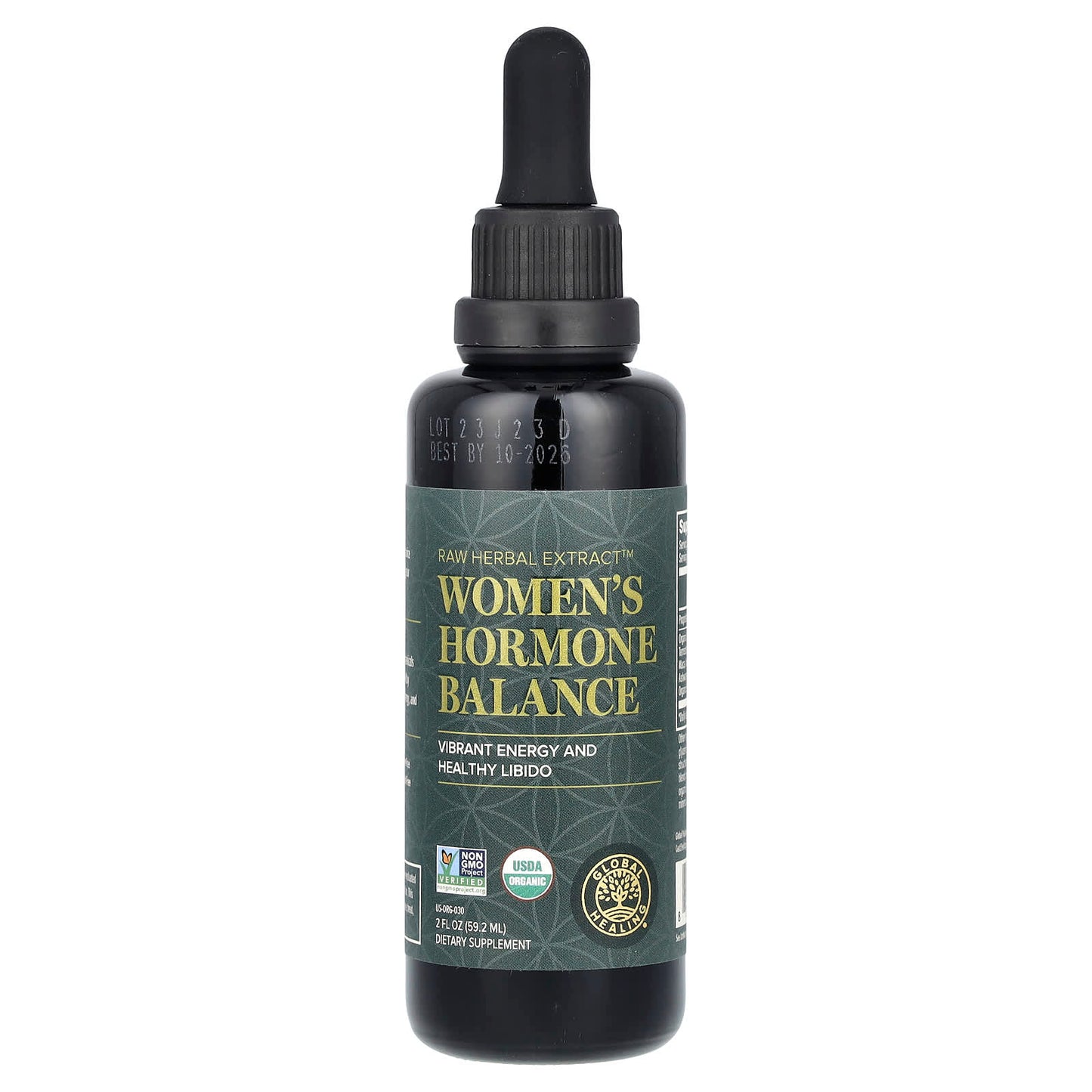 Global Healing Hormone Balance & Energy Support Supplement - 2 fl oz - Image 1