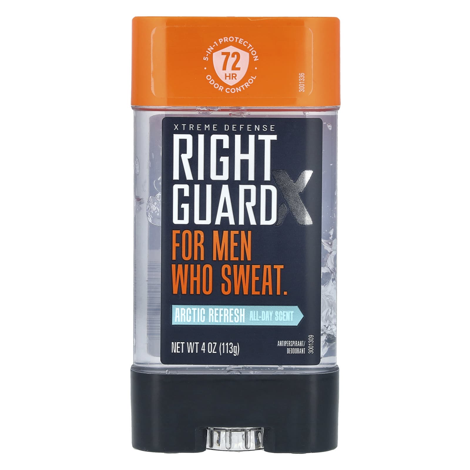 Right Guard, Xtreme Defense, Antiperspirant/Deodorant, Arctic Refresh, 4 oz (113 g) - Image 1